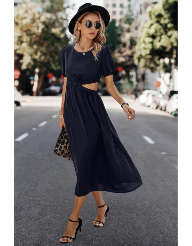 A Line Midi Dress