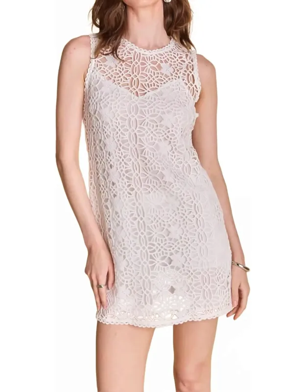 Crochet Mini Dress