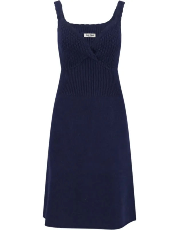 Virgin Wool Midi Dress