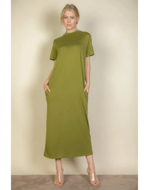 Side Pocket Tee Dress