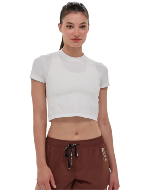 Mercury Seamless Crop Tee