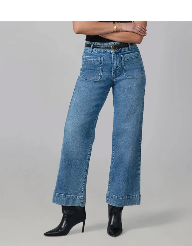 High Rise Wide Leg Jeans