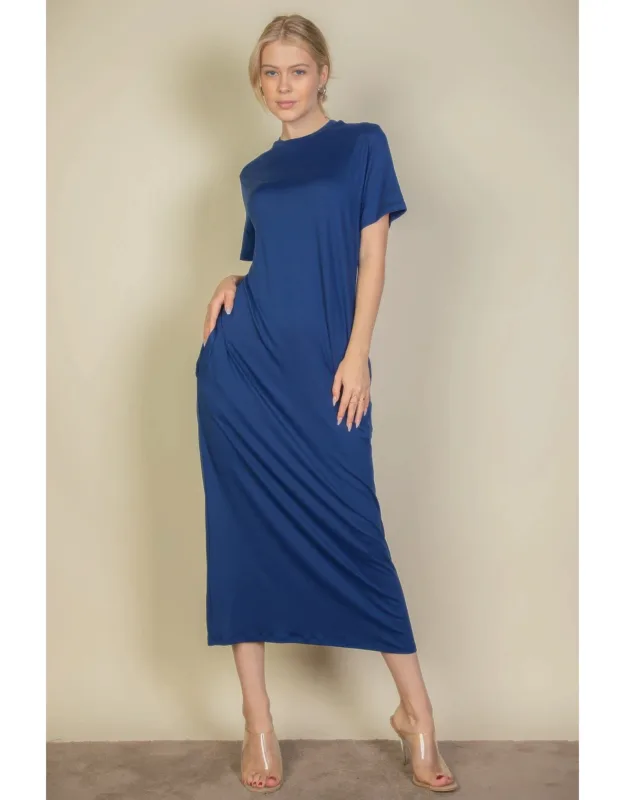 Side Pocket Tee Dress