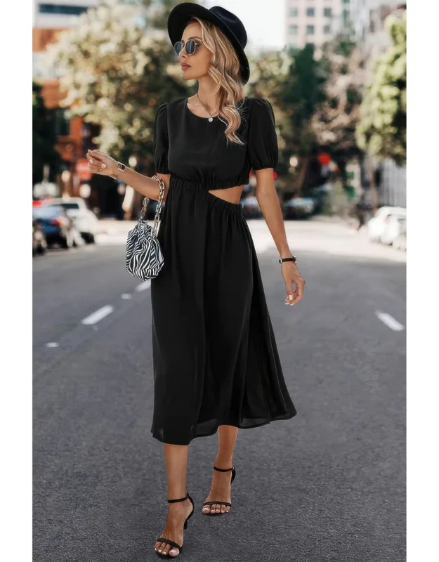 A Line Midi Dress