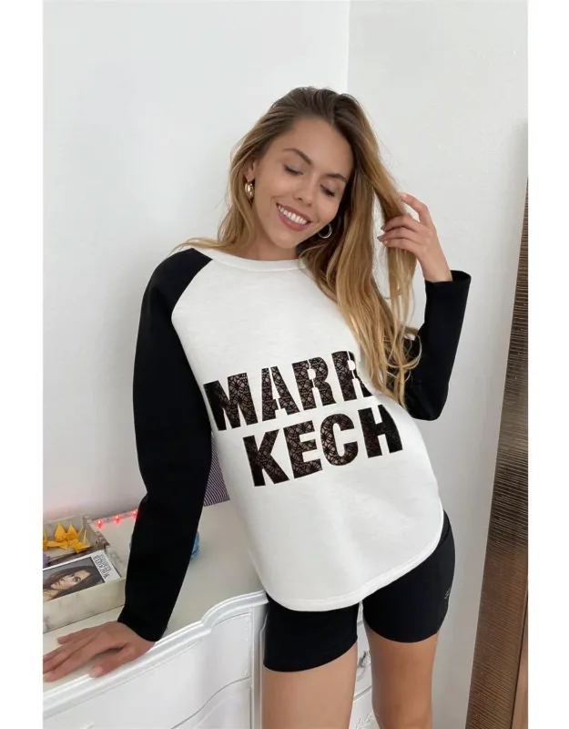 Curved Hem Sweater