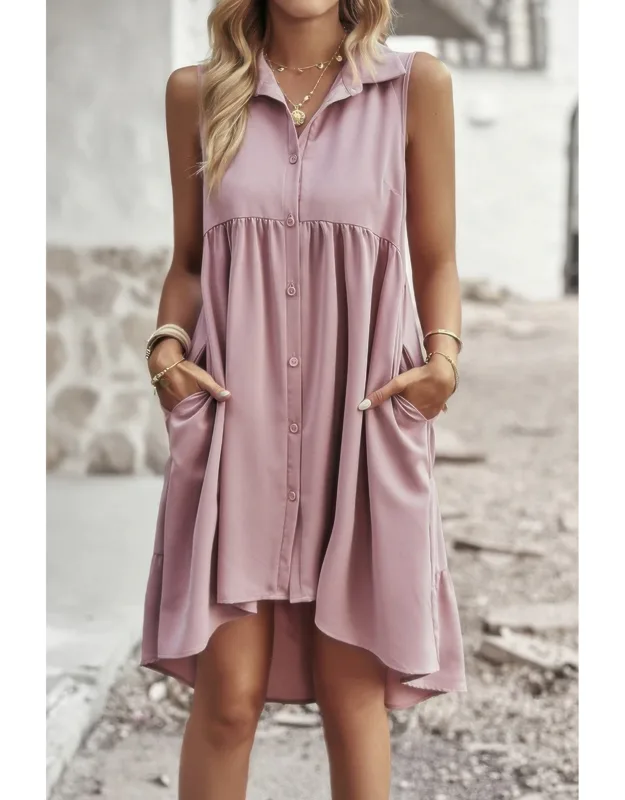 Peplum Shirt Dress