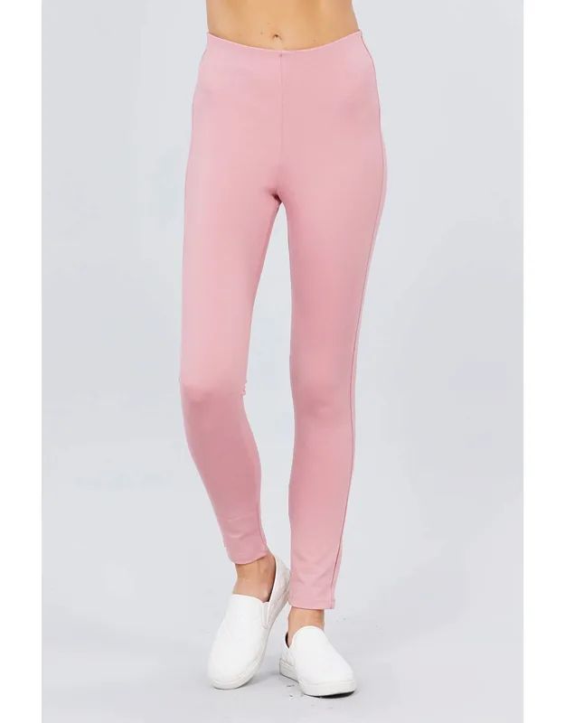 Elastic Band Ponte Pants