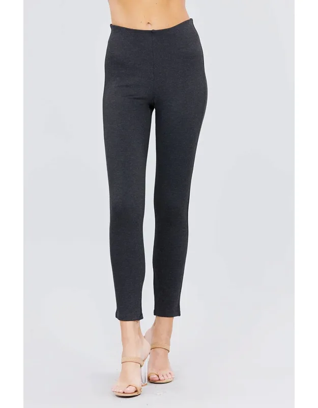 Elastic Band Ponte Pants
