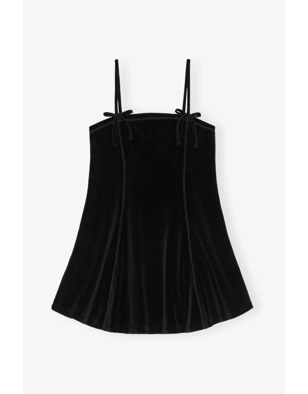 Velour Mini Dress