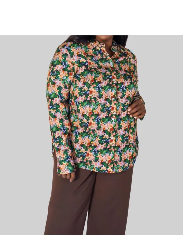 Wild Primrose Slim Fitted Blouse