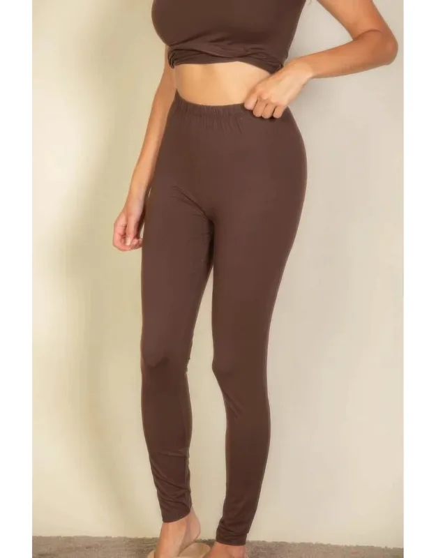 Basic Solid Leggings