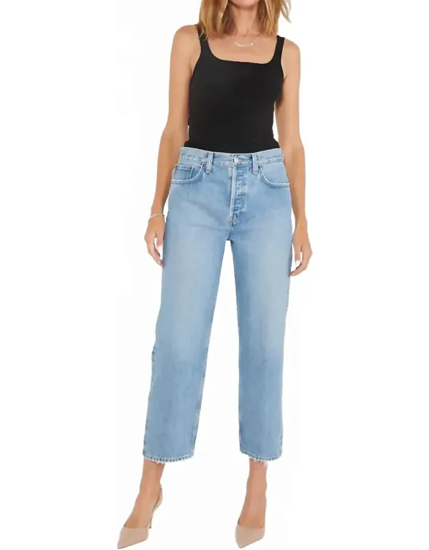 Straight Crop Jeans