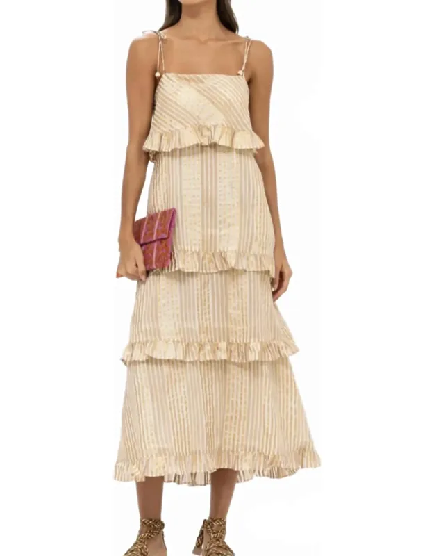 Ruffle Midi Dress