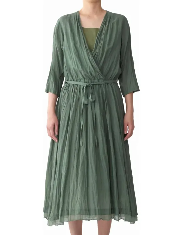 Botanical Dye Belted Dress