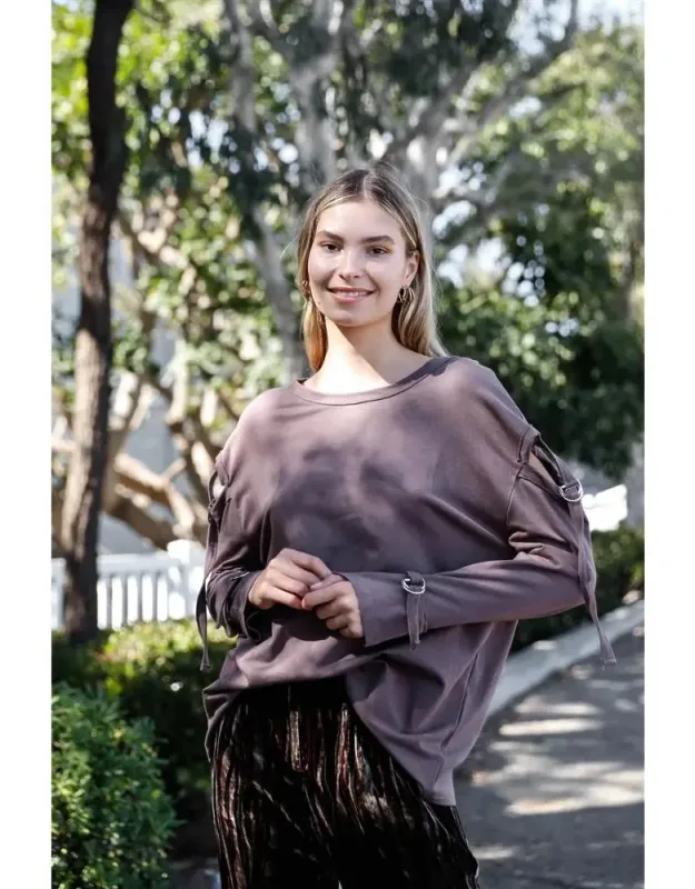 Cut-out Sweater