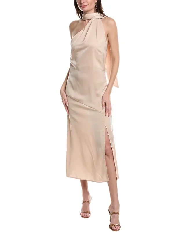 One-shoulder Midi Dress