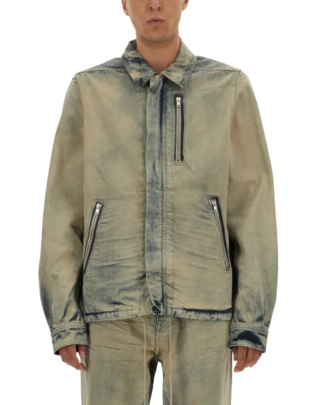 Jacket With Concealed Zipper
