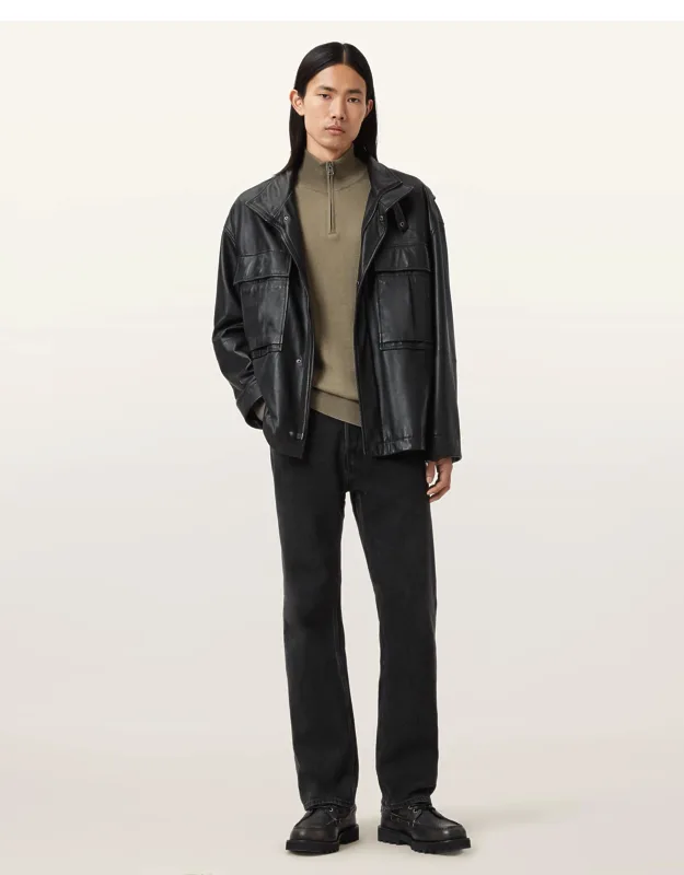 Kilburn Zip Funnel Neck Ramskull Sweater