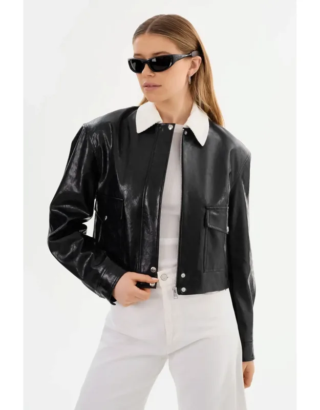 Faux Leather Jacket