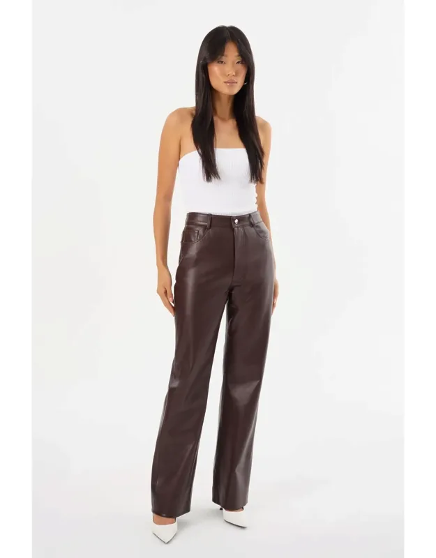 Recycled Leather Pants