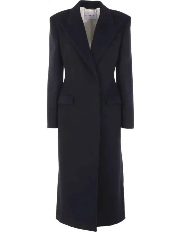 Coat Double-breasted Coat, Fitted Waist