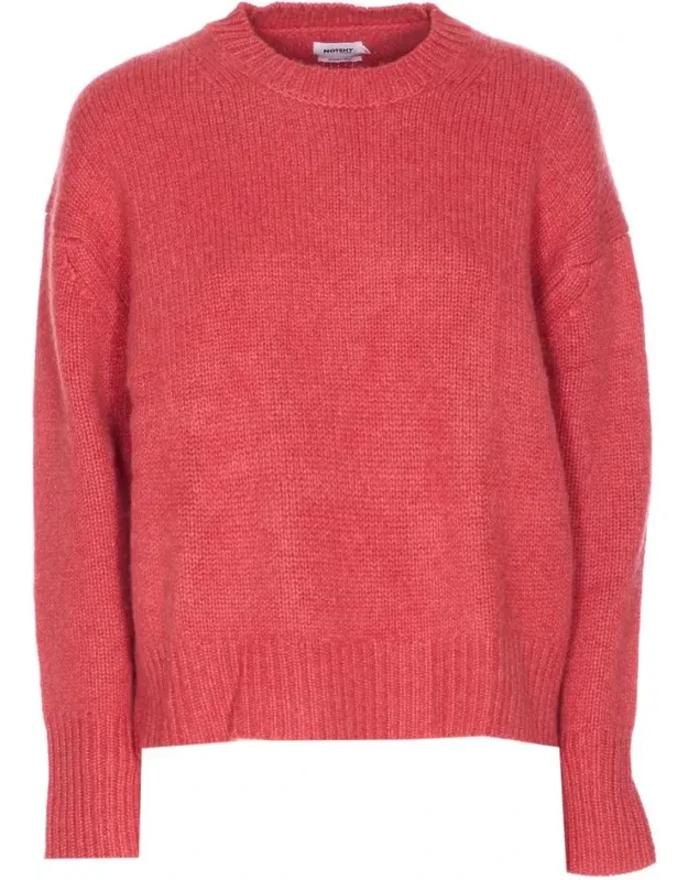 Not Shy Sweater Crewneck Long Sleeves