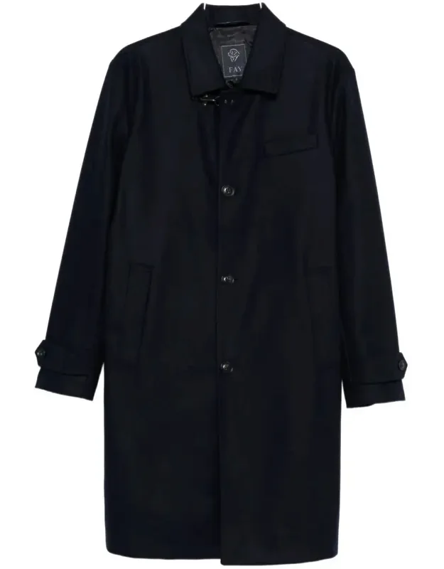 Jacket With Button Fastening And Welt Pockets
