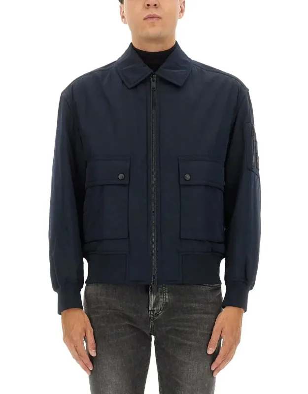 Bomber Jacket With Removable Lining
