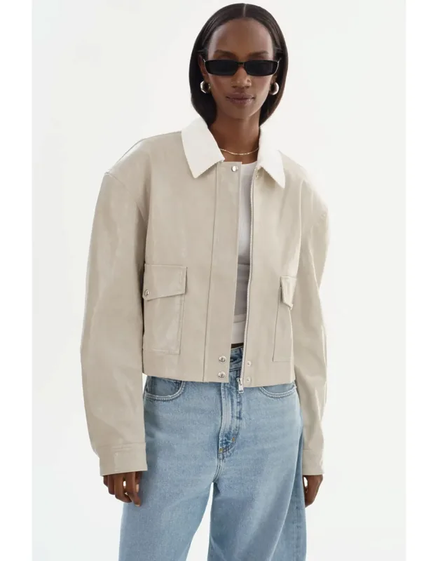 Faux Leather Jacket