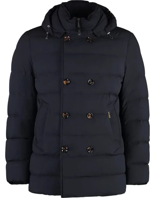 Hooded Nylon Down Jacket