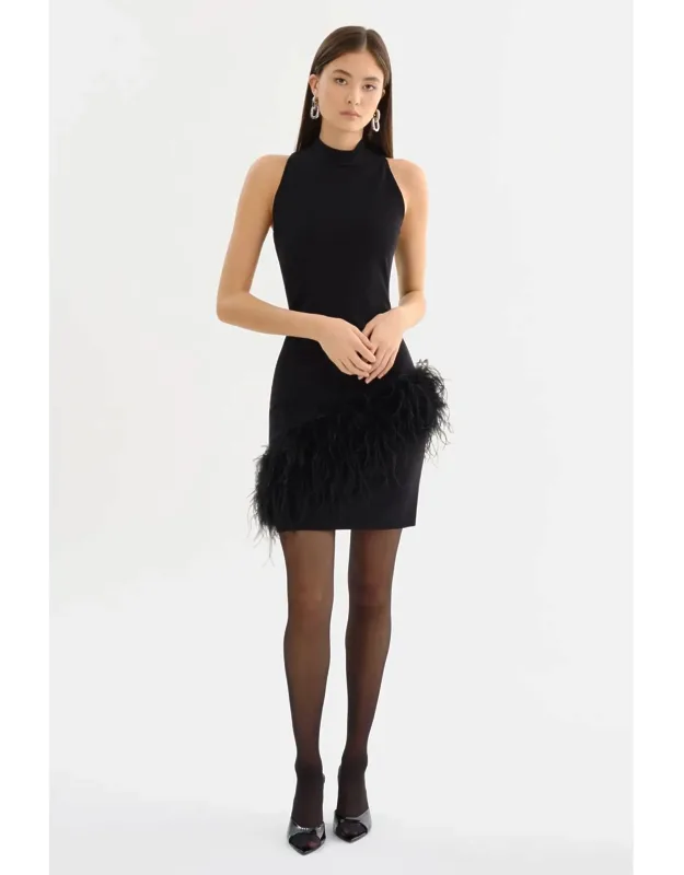 Mock Neck Dress