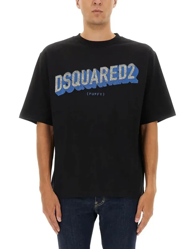 T-shirt With Logo, 100% Cotton