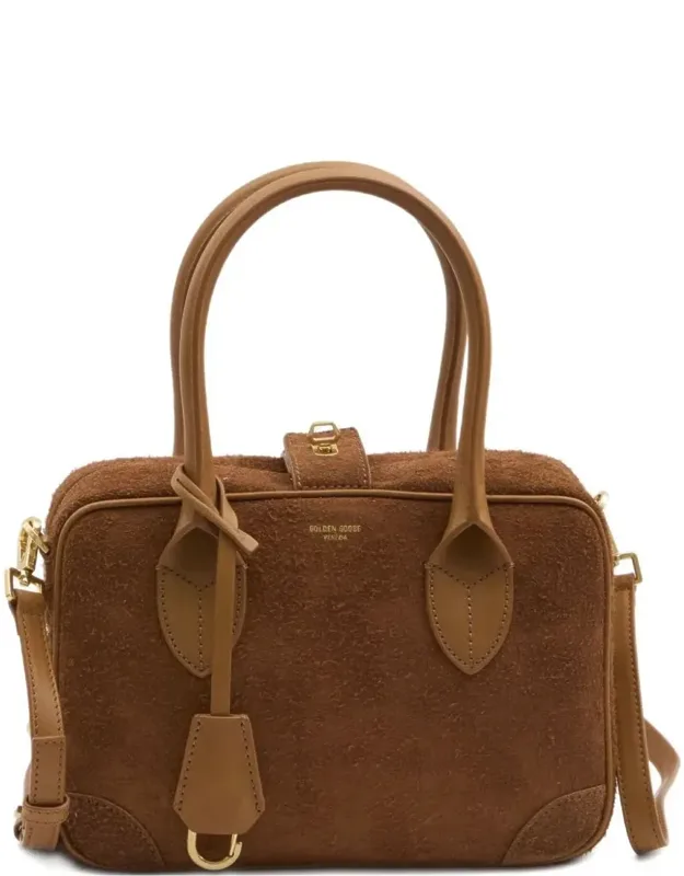 Vita Zip-up Tote Bag With Double Handle And Removable Shoulder Strap