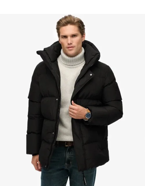 Hooded Five Baffle Sports Puffer Jacket