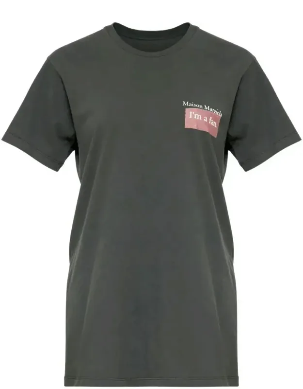 "i'm A Fan" Print Cotton Jersey T-shirt