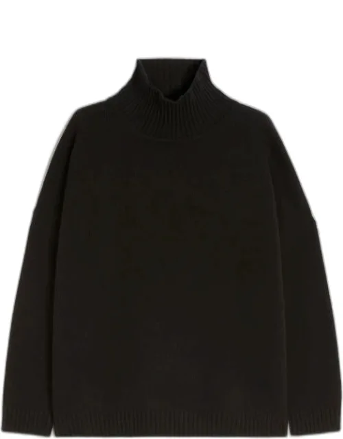 Turtleneck Sweater With Oversized Fit