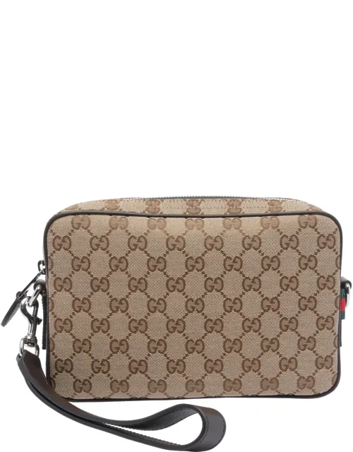 Small Gg Canvas Crossbody Bag