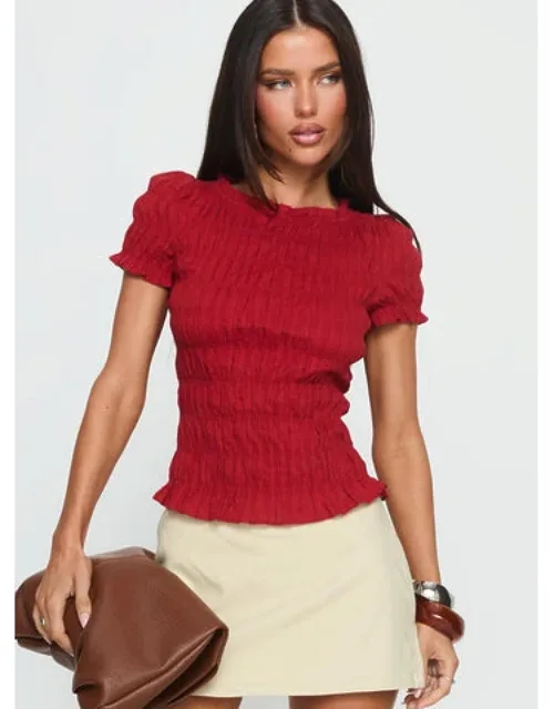 Romelle Shirred Top