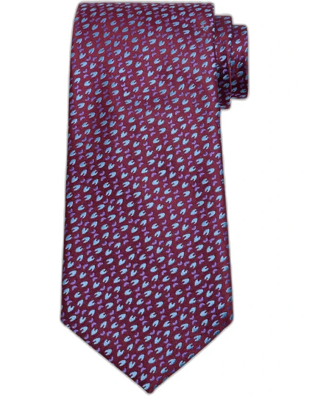 Petite Crescent Silk Tie