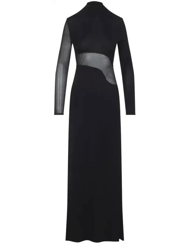 Dress Bodycon Standing Collar