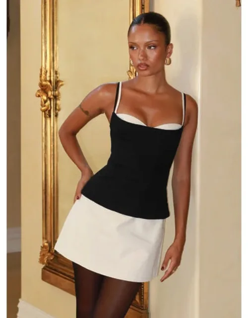 Layered Corset Mini Dress