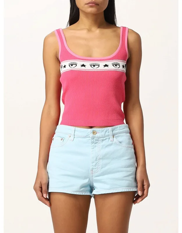 Tank Top With Logomania Band