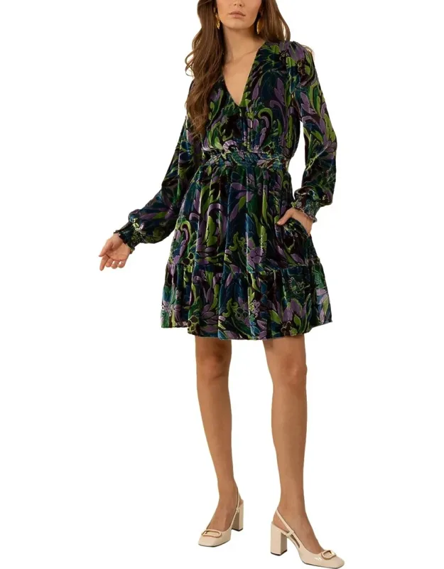Hale Bob Oaklee Mini Dress - Silk-blend, Flattering Silhouette