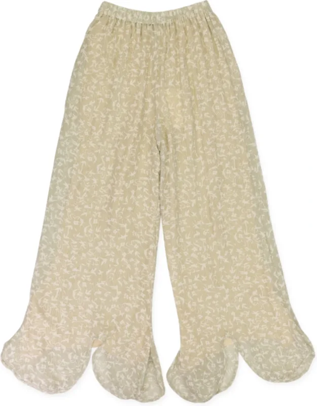 Wispy Flared Leg Straight Trousers
