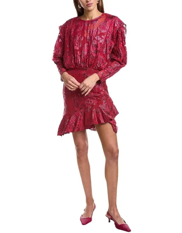 Murai Silk-blend Mini Dress