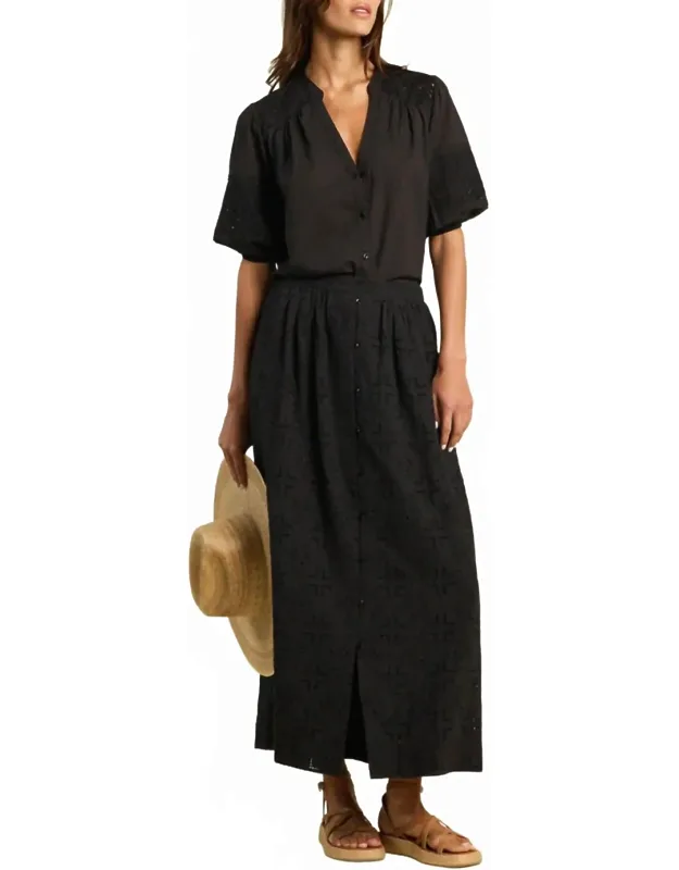 Lisette Eyelet Skirt