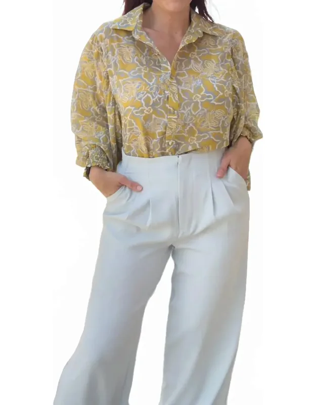 Summertime Blues Wide Leg Pants