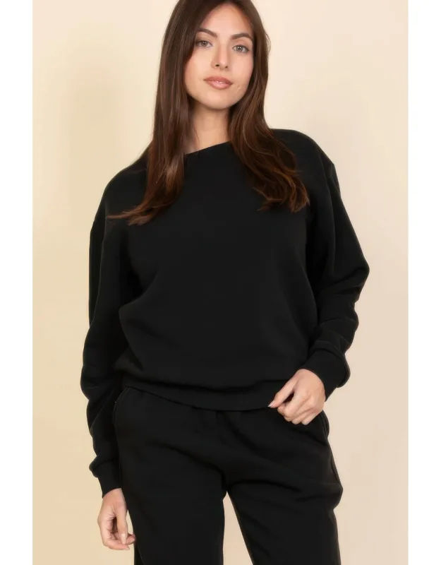 Classic Poly Fleece Crewneck Pullover