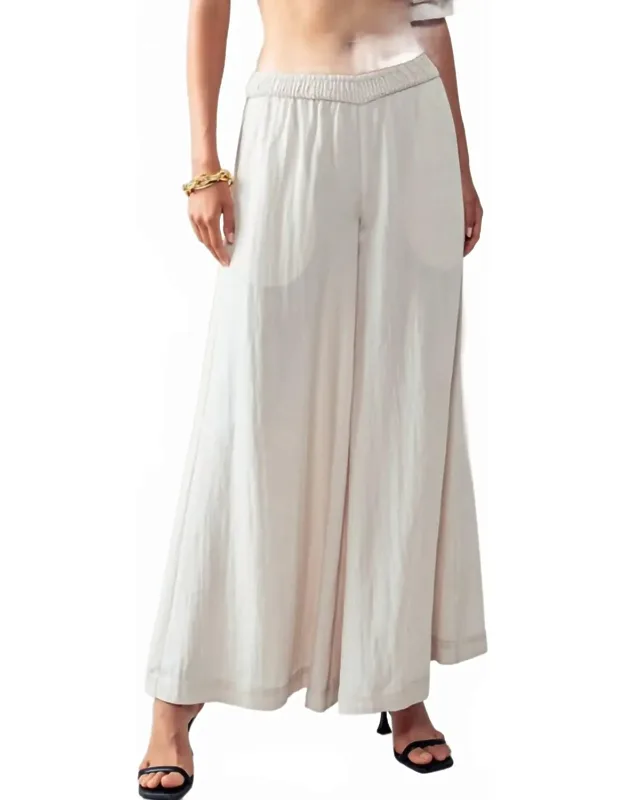 Flow Draped Wide Leg Pants