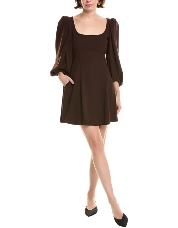 Crepe Mini Dress